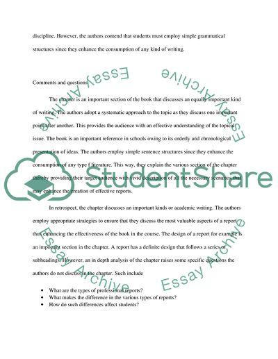 Reports as an Important Kind of Academic Writing