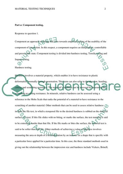 Aerospace Material and Component Testing Techniques