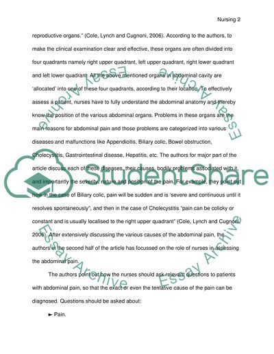 Acute abdomen thesis picture