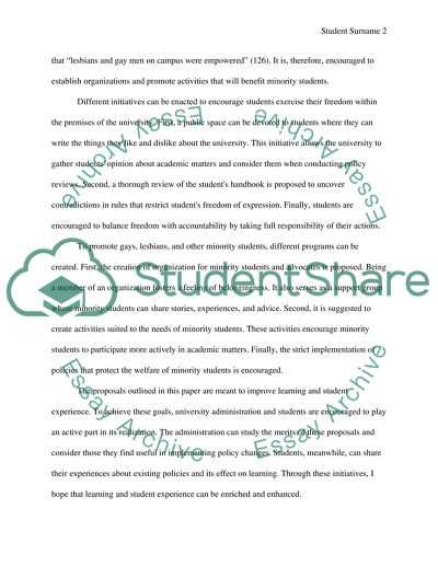 Education Improvement by Implementing Changes in University Policies