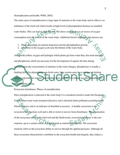 The Process of Eutrophication and Coastal Eutrophication Problem