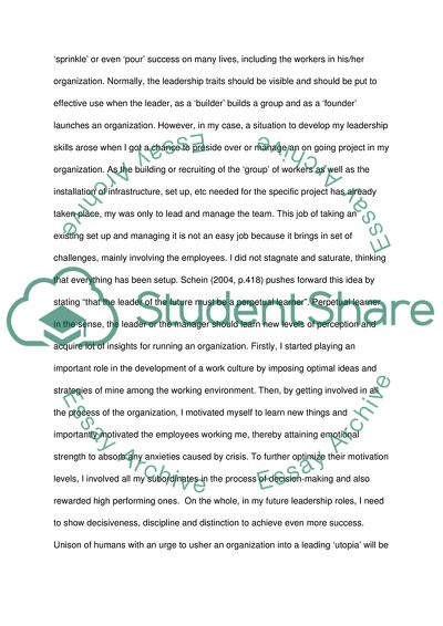 Reflective account - Personal Development Plan