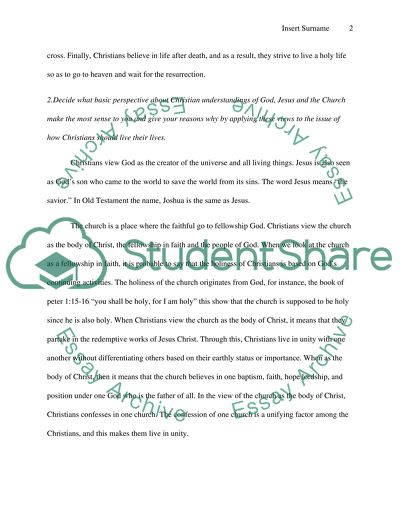 Core Beliefs That Best Represent Christianity