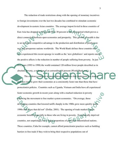 The 3rd World and Free Markets