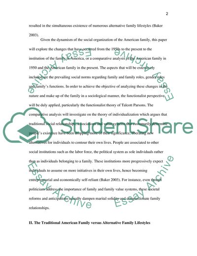 The American Family - a Nostalgic Microcosm