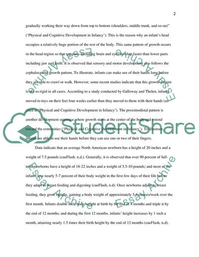 Physical and Cognitive Development in Infancy