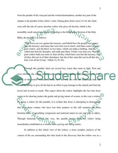 Widows of the New Testament