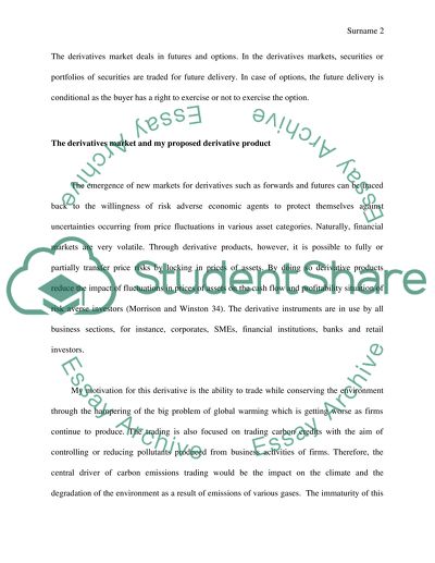 Derivatives Markets and Financial Innovations