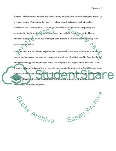 Significance of Bar Codes