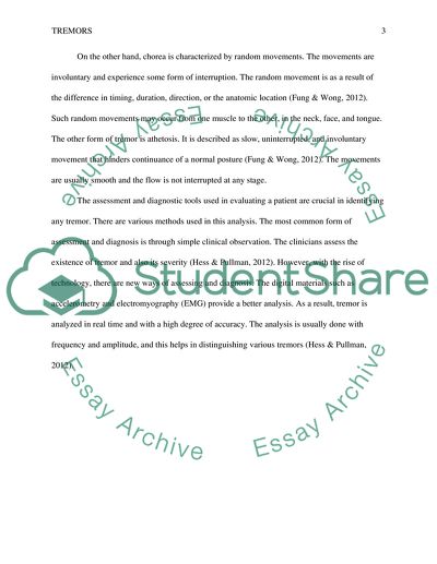 Distinctive Forms of Tremors