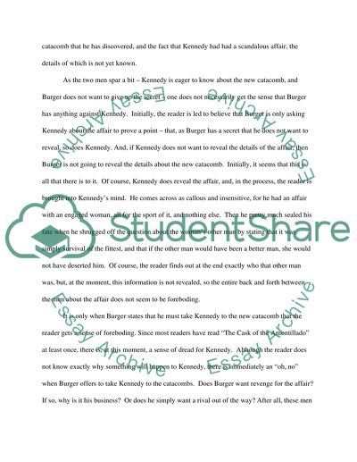 The Cask of Amontillado