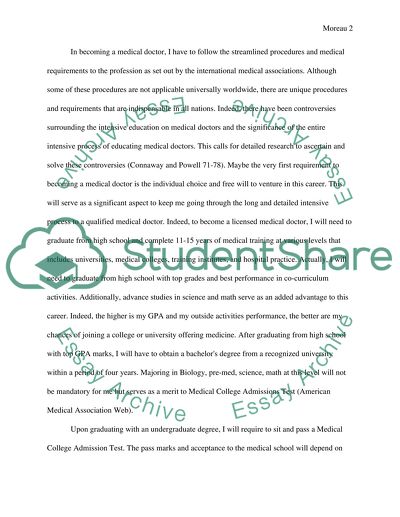 Intensive Education to a Medical Doctor