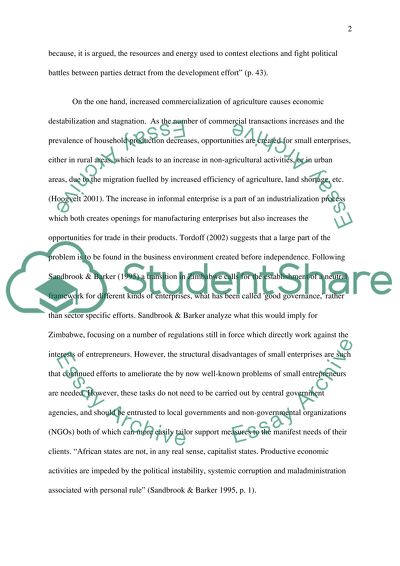 What do you think is responsible for the political and economic stagnation in many postcolonial states