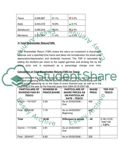 Tesco Financial Years