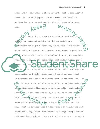 Diagnosis and Management of Common Genitourinary Problems