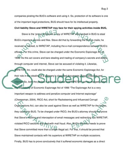 Problems Facing Bugs, Inc