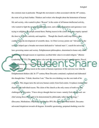 Enlightenment And Religion