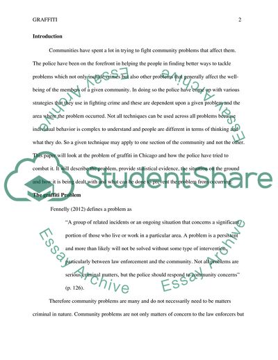 Solving the Graffiti Problem in Chicago