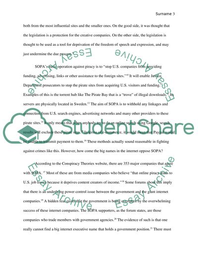 SOPA: The Power of Social Media in the Legislative Process