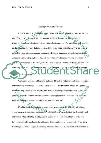 Dealing with Plantar Fasciitis