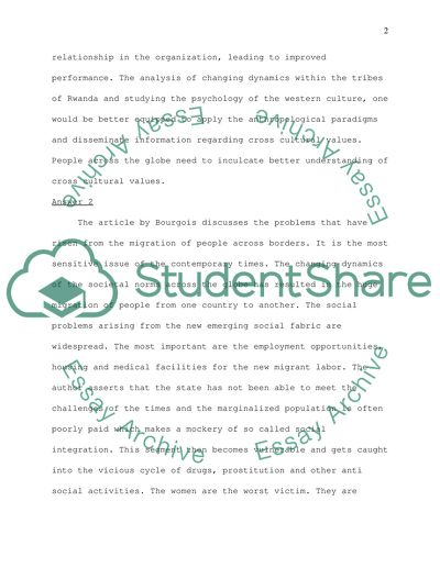 Using Cultural Skills for Cooperative Advantage by Richard Reeves Ellington