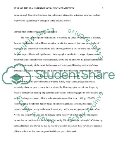 Star of the Sea as Historiographic Metafiction