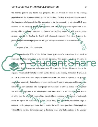 Consequences of an Older Population