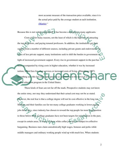 Rising Tuitions are Keeping Many Students Out of College