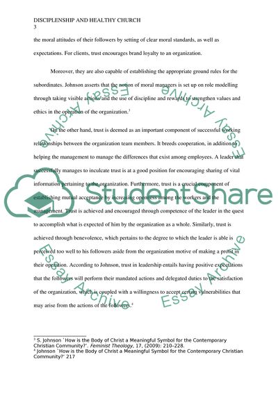 Healthy Church and the Goal of Discipleship