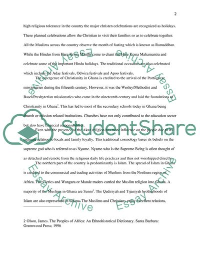 African american ( country ghana )