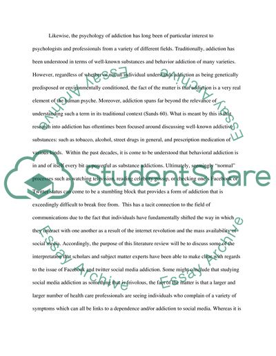 Social Media Addiction