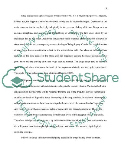 Physiology of Drug Addiction