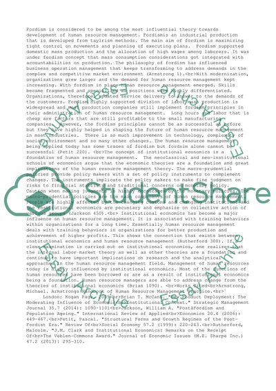 Human Resource Management