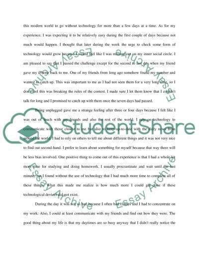 Essay personal experience