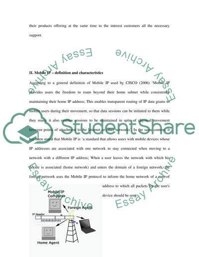 Mobile Internet Protocol Issues