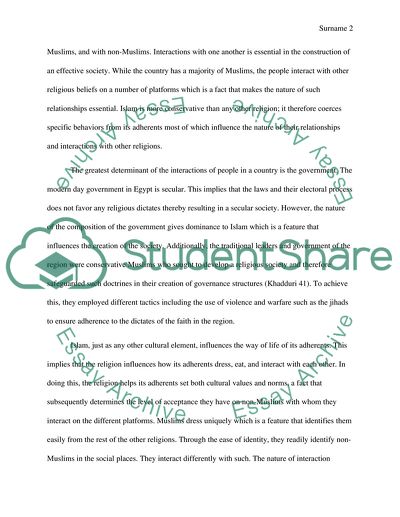 Non-Islamic communities in Islamic Civilizations