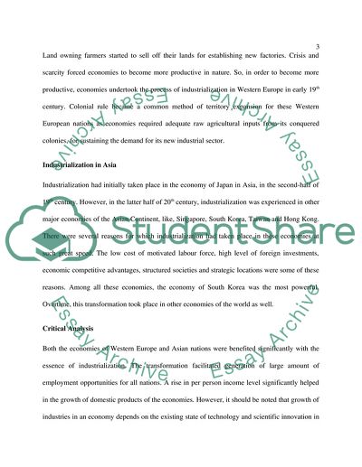 Industrialization in Western Europe