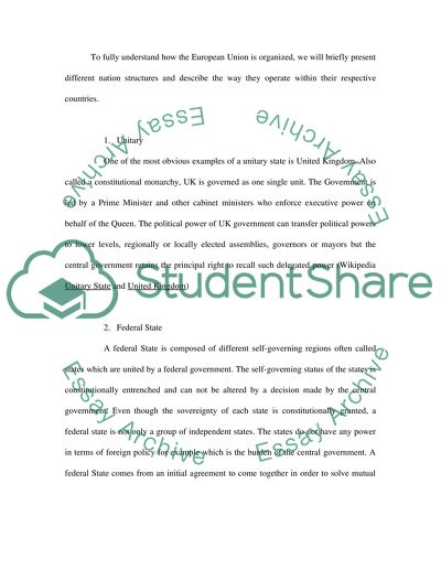 European Union Law Structure