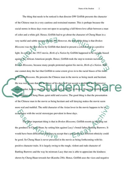 Broken Blossoms: Race and Love