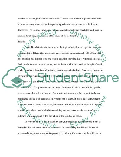Physician Assisted Suicide in the United States