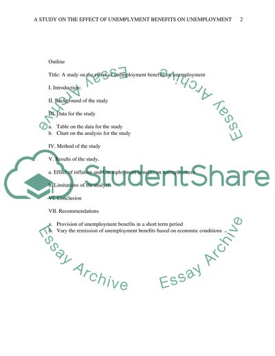 Effect of Unemployment Benefits on Unemployment