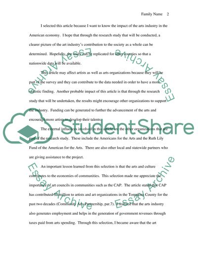 CAP and Americans for the Arts Study Arts & the Economy