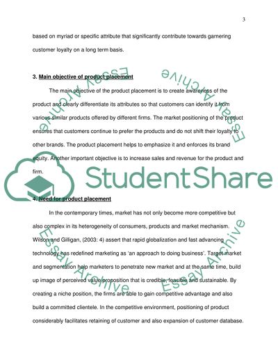 Product Placement: Its Purpose and Whether It Works