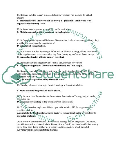 American History in Answers