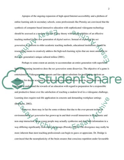 Multimedia Learning Resources for the Net Generation