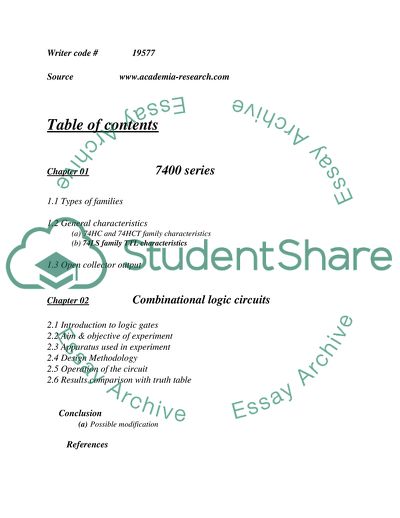 Introduction to the Combinational Logic Circuit