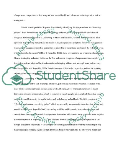 Depression and Treatment Outcome Related to Psychopharmacology
