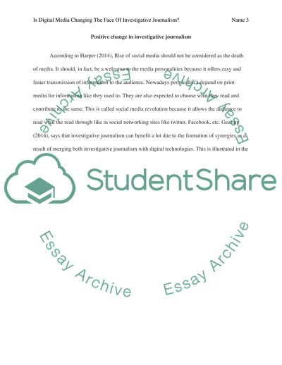 How Traditional Journalism is Changing