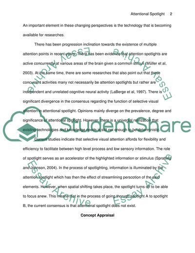 Attentional Spotlights