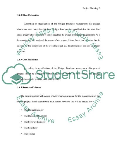 Project Management: Planning and Control Techniques